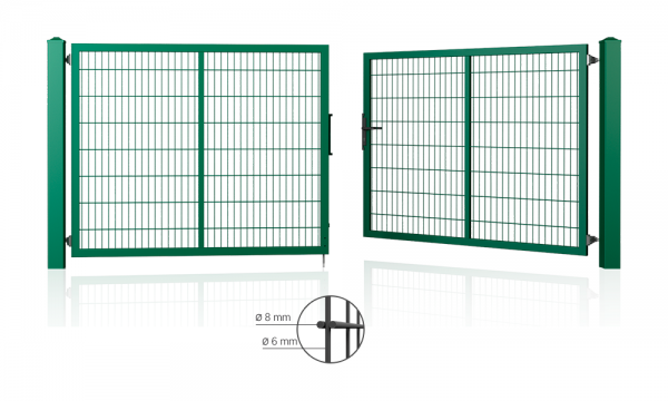 Basic Zweiflügeliges Tor  8/6/8