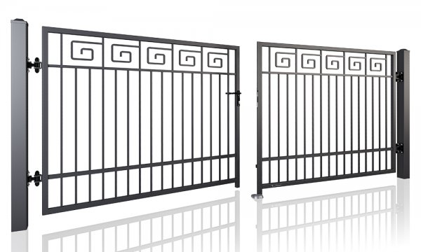 Zweiflügeliges Tor  Lux 52