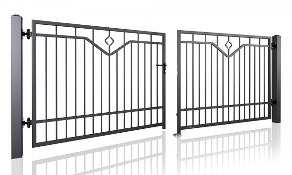 Zweiflügeliges Tor  Lux 53