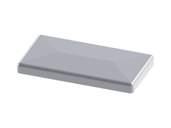 ALU-Kappen 60 x 40, einseitiger Überstand, mit Federband