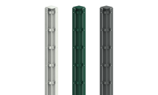 Eckpfosten Typ ALE + Aluminiumkappe